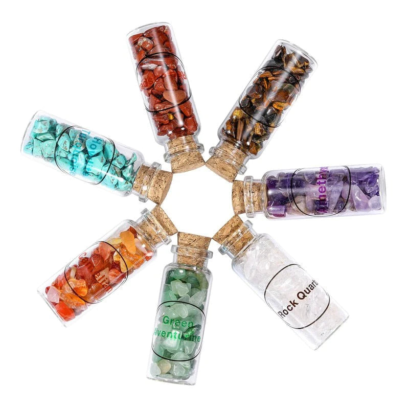 Nos bouteilles de cristal 7 chakras peuvent stimuler et réguler vos chakras. En conséquence, vous vous sentirez plus détendu, revitalisé et rechargé à la fois dans votre corps et votre esprit. Vous obtiendrez un avantage supplémentaire dans tout ce que vous ferez dans la vie