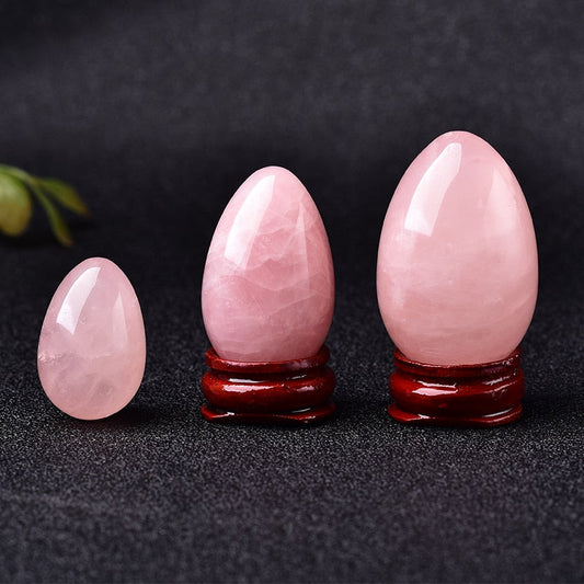 Oeuf de Yoni en Quartz Rose