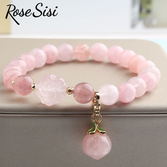 Bracelet Quartz Rose A – Confiance en soi